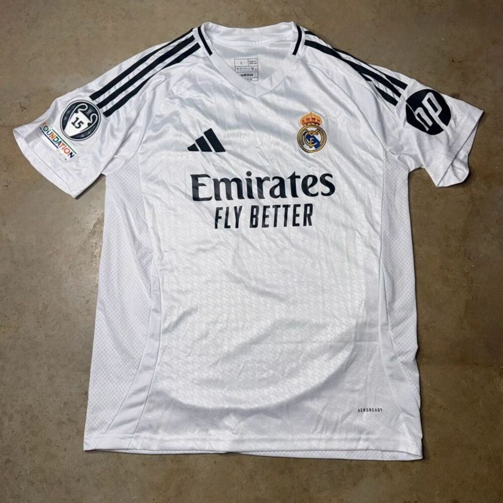 Adidas Real Madrid 24/25 Home Soccer Jersey Kylian Mbappé #9 men’s large